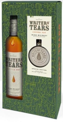 Picture of WRITER TEARS COPPER POT WITH HIP FLASK 70CL